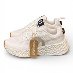 Sneaker donna No Name Carter Fly white greige 