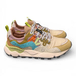 Sneaker donna Yamano 3 1E94 cream green Flower Mountain 