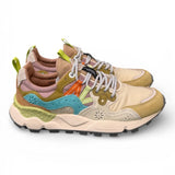 Sneaker donna Yamano 3 1E94 cream green Flower Mountain 