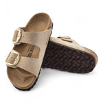 Ciabatta Arizona Big Buckle nabuk Sandcastle Birkenstock 1024064 