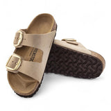 Ciabatta Arizona Big Buckle nabuk Sandcastle Birkenstock 1024064 