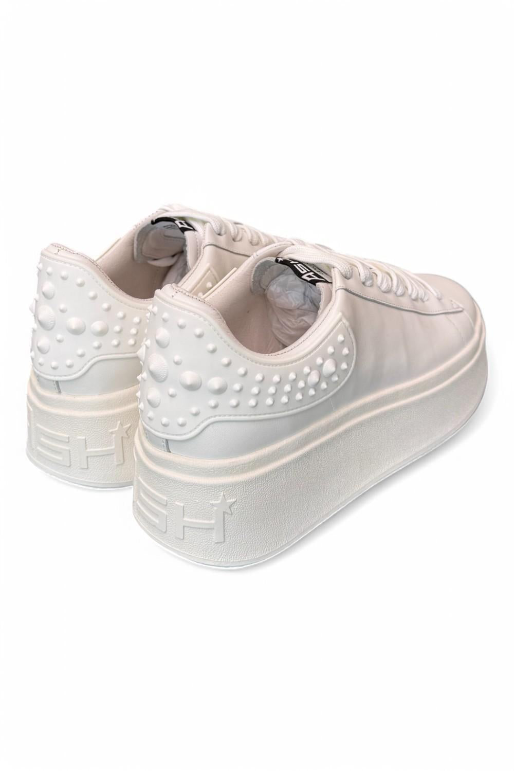 Sneaker Ash Match bianca platino 