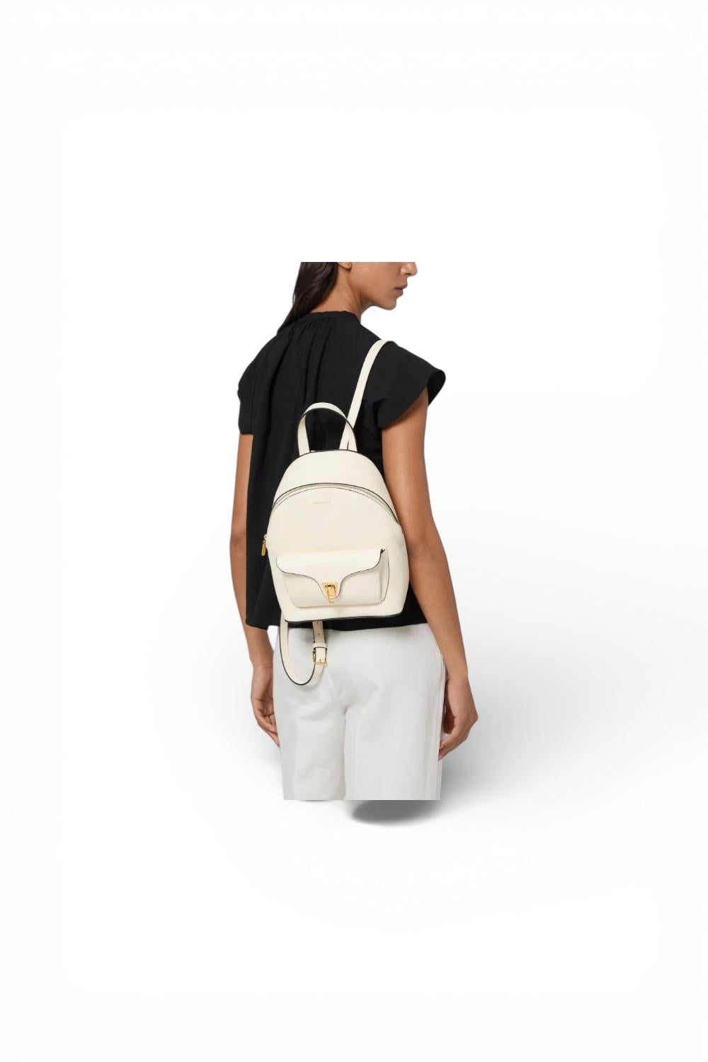 Zaino Beat Soft pelle pearl Coccinelle 