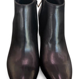 Stivaletto zip T80 pelle nera Elisa Lanci<BR/> 