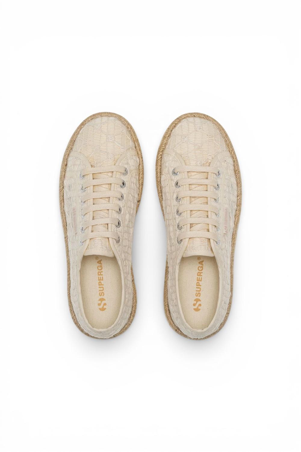 Sneaker Superga 2740 Platform cotton stone wash rope 