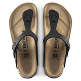 Ciabatta infradito donna Gizeh nero birko flor Birkenstock 043691 