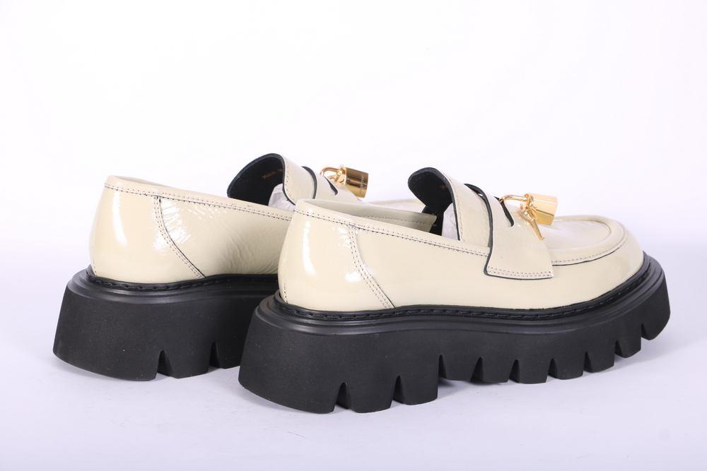 Mocassino lucchetto naplak panna XL Stokton<BR/> 