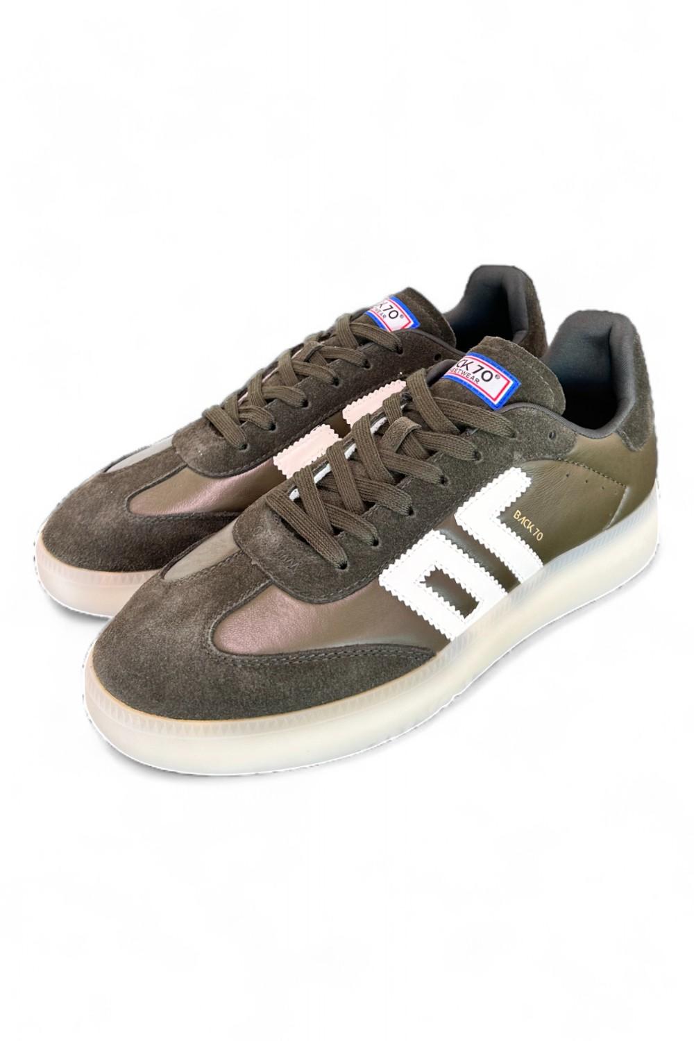 Sneaker uomo Boston Back 70 verde bianca 
