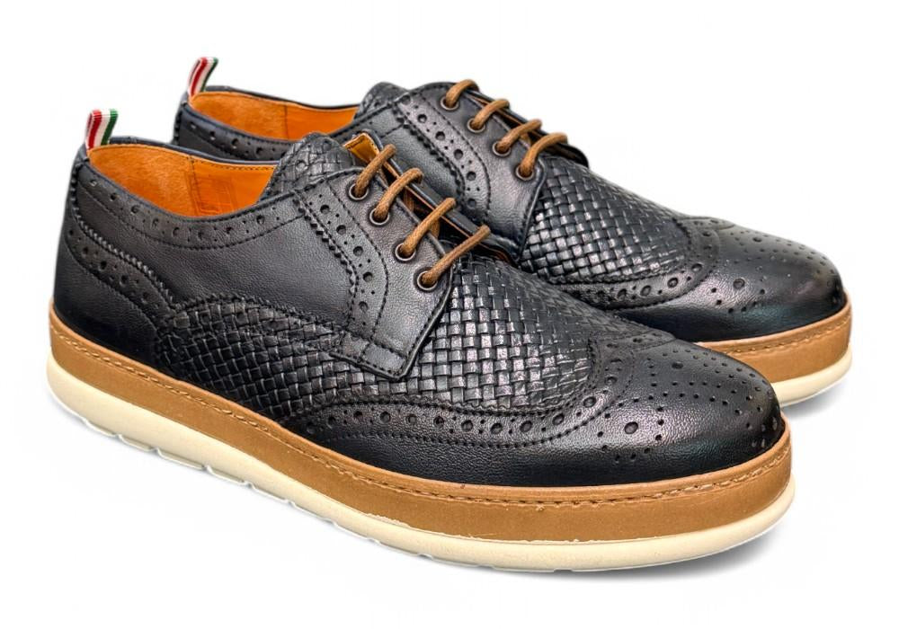 Scarpa uomo imperiale blu F.lli Rennella 