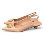 Slingback bottone nude Elisa Lanci 