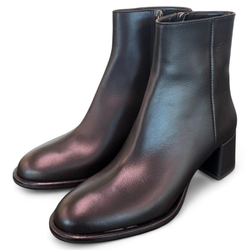 Stivaletto nappa nera T50 grosso Bianca Di<BR/> 