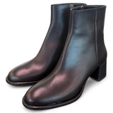 Stivaletto nappa nera T50 grosso Bianca Di<BR/> 