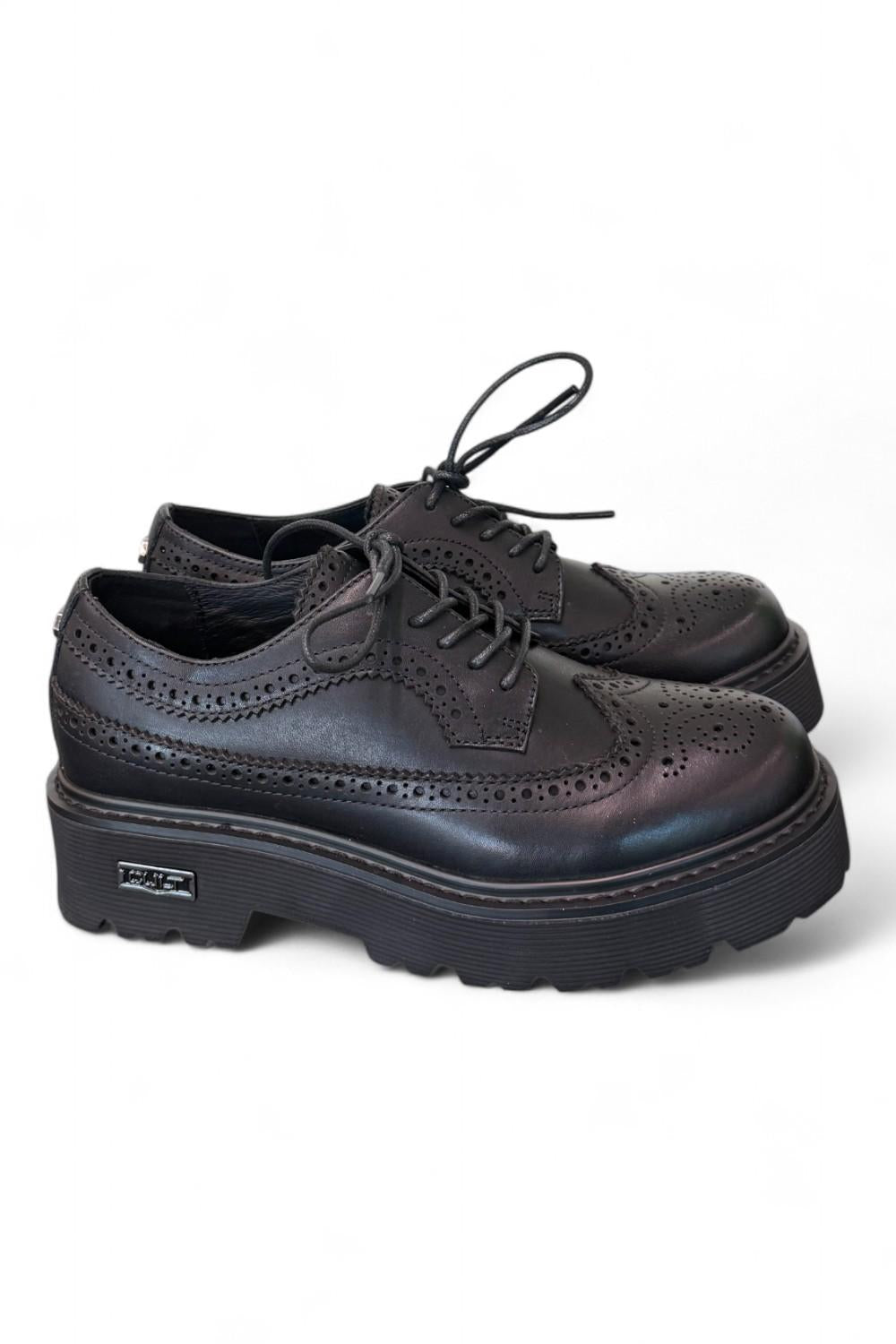 Scarpa francesina imperiale nera  Slash Cult 