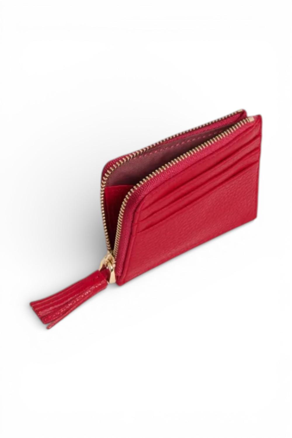P.foglio p.carte piccolo Tassel Scarlet Coccinelle 