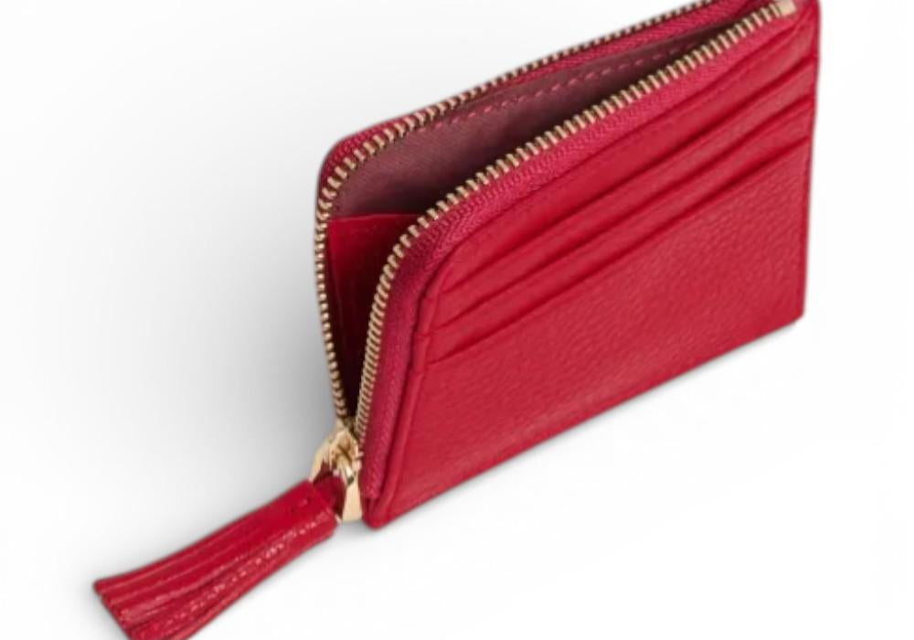 P.foglio p.carte piccolo Tassel Scarlet Coccinelle 