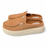 Sabot Hey Dude Austin Lift suede cuoio<BR/> 