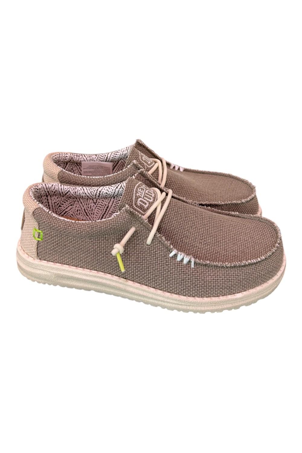 Sneaker uomo wally braided fossil Hey Dude 