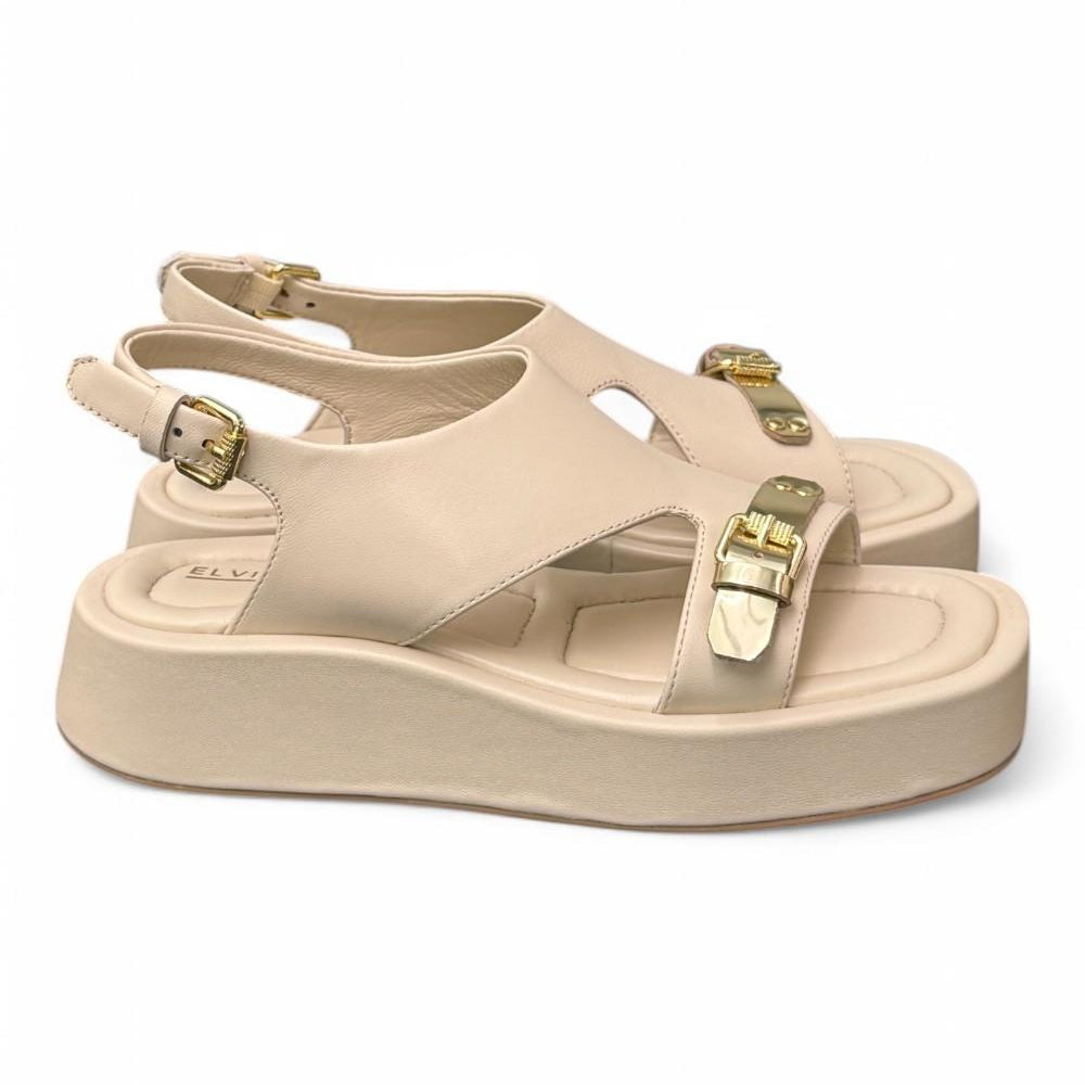 Sandalo asimmetrico burro Zanon<BR/> 