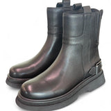 Stivaletto platform fibbia nero Bruno Premi 