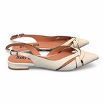 Slingback Bibi Lou incroci naplak bianco flat 