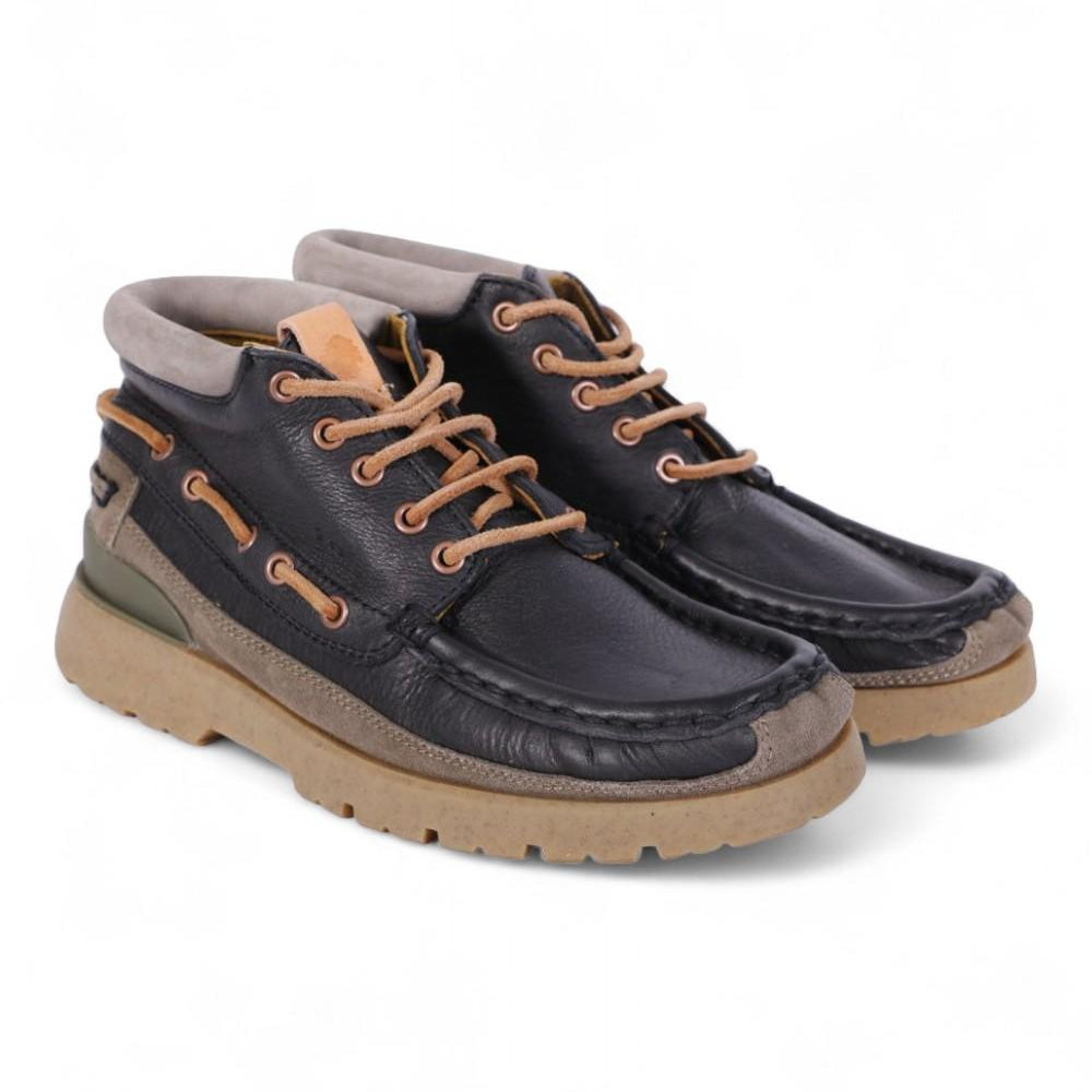 Polacco barca artigianale nero Satorisan Earth Boot Premium 