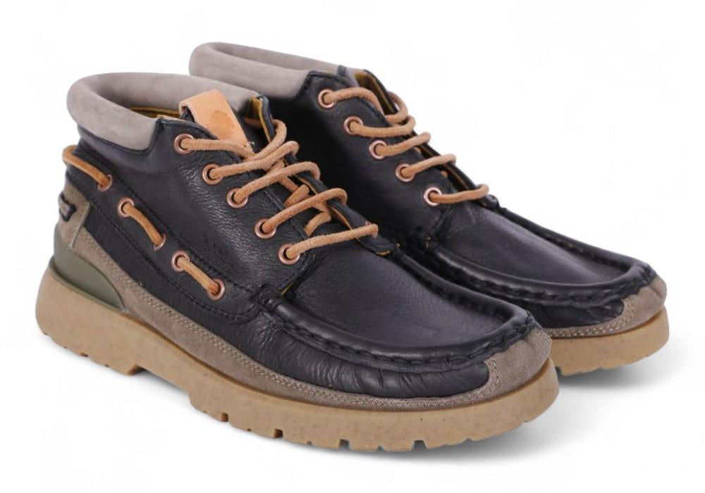 Polacco barca artigianale nero Satorisan Earth Boot Premium 