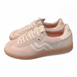 Sneaker donna low pelle latte Primabase <BR/> 