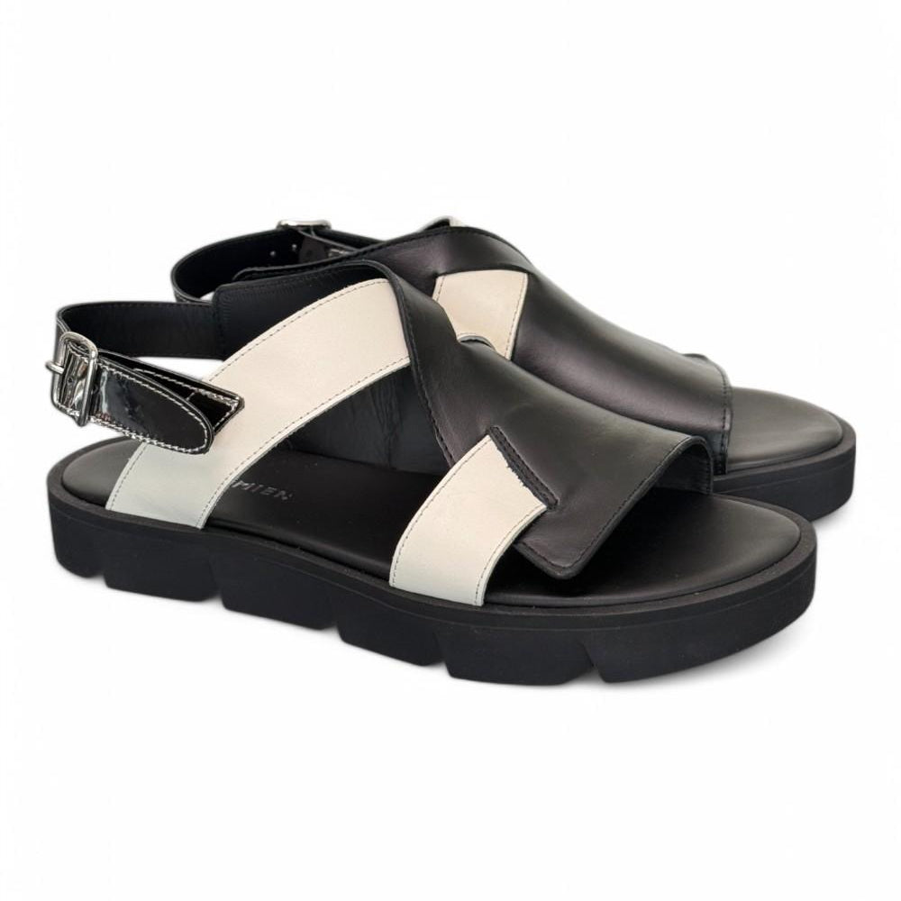 Sandalo asimmetrico nero Le Bohemien 