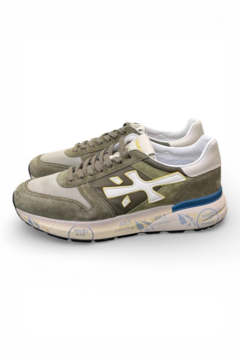 Sneaker uomo Mick 8086 Premiata verde grigio 