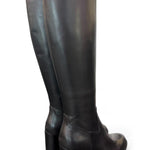 Stivale zip pelle nera tacco 60 Anima <BR/> 