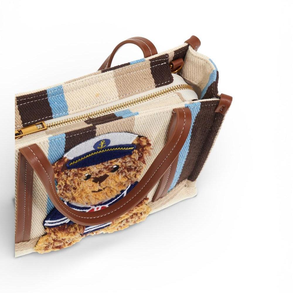 Shoppin Marvin mini tela multi brown Rue Madam 