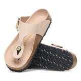 Ciabatta Gizeh Big Buckle shine beige Birkenstock 1026550 