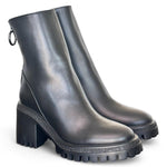 Stivaletto donna nero zip tacco 60 Target<BR/> 