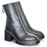 Stivaletto donna nero zip tacco 60 Target<BR/> 