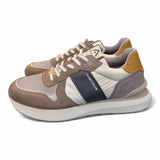 Sneaker running bianco beige Ambitious<BR/> 