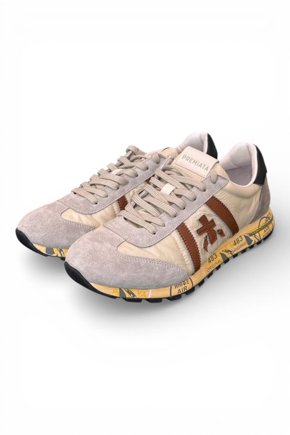 Sneaker uomo Lucy 8189 beige marrone 
