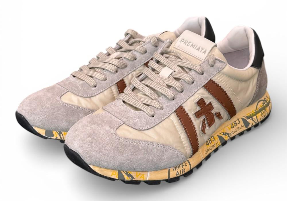 Sneaker uomo Lucy 8189 beige marrone 