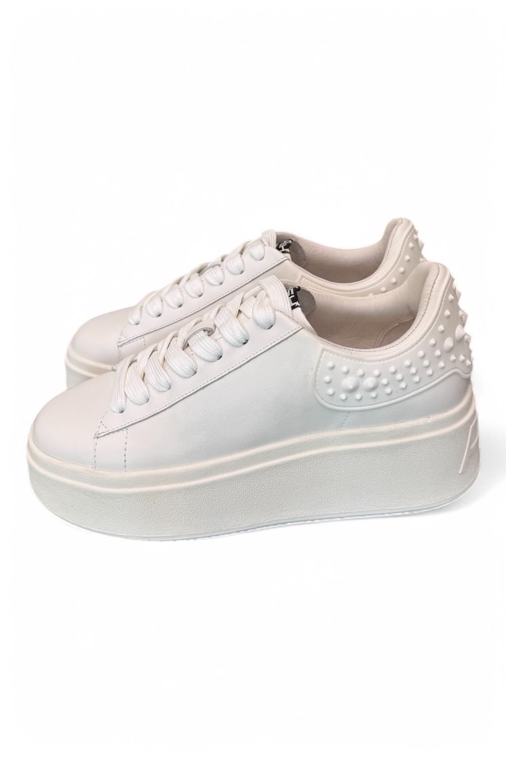Sneaker Ash Match bianca platino 