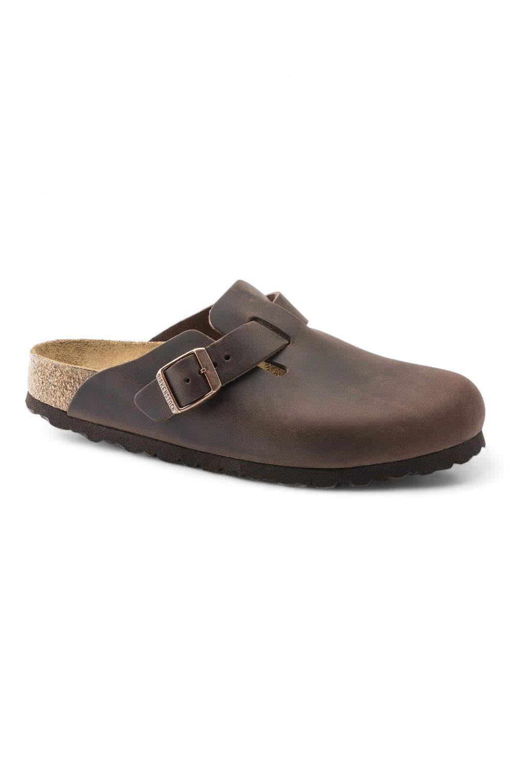 Sabot Boston Birkenstock Habana 860133 testa di moro uomo 