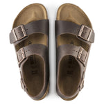 Sandalo Milano pelle Habana testa di moro Birkenstock 