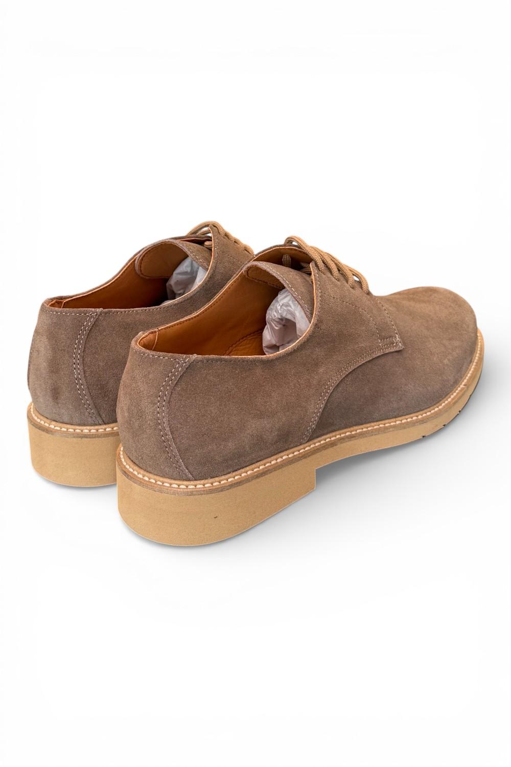 Allacciato camoscio taupe micro Exton 