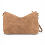 Pochette Nora suede caramel piccola Gianni Chiarini<BR/> 