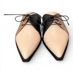 Sabot laccio pelle multicolore beige Le Bohemien 