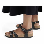 Sandalo Birkenstock Kumba nabuk black 1029526<BR/> 