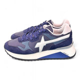 Sneaker uomo tessuto e suede blu bianco YAK W6YZ WIZZ 