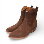 Stivaletto texano corto suede testa di moro Ranye<BR/> 