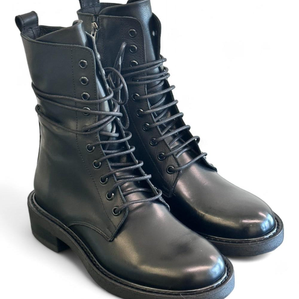 Anfibio donna in pelle nera Metisse<BR/> 