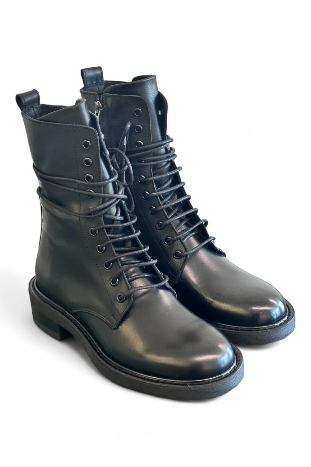 Anfibio donna in pelle nera Metisse<BR/> 