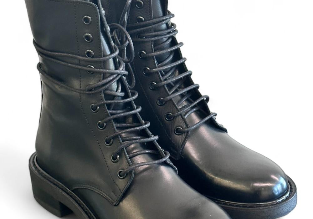 Anfibio donna in pelle nera Metisse<BR/> 